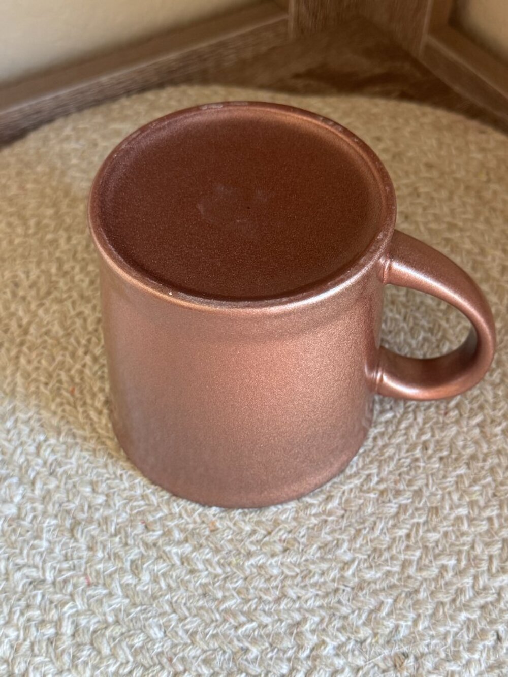 Nashville Music City USA Copper Metallic Coffee Mug Black Interior Souvenir - Picture 2 of 3